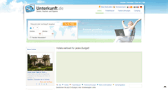 Desktop Screenshot of hotel.unterkunft.de